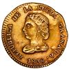 Image 1 : COLOMBIA, Bogotá, gold 1 peso, 1838 RS, rare, ex-JEAS.