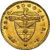 Image 2 : COLOMBIA, Bogotá, gold 1 peso, 1842 RS, NGC UNC details / rev spot removed, ex-JEAS.