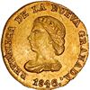 Image 1 : COLOMBIA, Bogotá, gold 1 peso, 1846/2 RS, ex-JEAS.