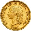 Image 1 : COLOMBIA, Bogotá, gold (16 pesos), 1849, rare, ex-JEAS.