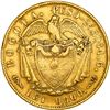 Image 2 : COLOMBIA, Bogotá, gold (16 pesos), 1849, rare, ex-JEAS.