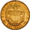 Image 2 : COLOMBIA, Bogotá, gold (16 pesos), 1853, rare, ex-JEAS.