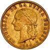 Image 1 : COLOMBIA, Bogotá, gold (10 pesos), 1854, rare, ex-JEAS.