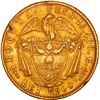 Image 2 : COLOMBIA, Bogotá, gold (10 pesos), 1857, ex-JEAS.