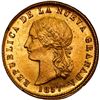 Image 1 : COLOMBIA, Popayán, gold (10 pesos), 1857, ex-JEAS.