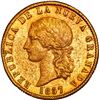 Image 1 : COLOMBIA, Bogotá, gold 10 pesos, 1857, ex-JEAS.