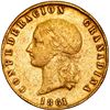 Image 1 : COLOMBIA, Bogotá, gold 10 pesos, 1861, ex-JEAS.