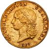 Image 1 : COLOMBIA, Popayán, gold 10 pesos, 1861, ex-JEAS.