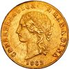 Image 1 : COLOMBIA, Popayán, gold 10 pesos, 1862, ex-JEAS.