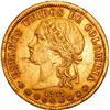 Image 1 : COLOMBIA, Bogotá, gold 20 pesos, 1867, rare, ex-JEAS.