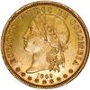 Image 1 : COLOMBIA, Bogotá, gold 20 pesos, 1869, NGC MS 61, finest and only example in NGC census, ex-JEAS.