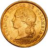 Image 1 : COLOMBIA, Bogotá, gold 20 pesos, 1870, ex-JEAS.