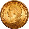 Image 1 : COLOMBIA, Bogotá, gold 20 pesos, 1871, ex-JEAS.