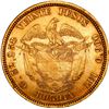 Image 2 : COLOMBIA, Bogotá, gold 20 pesos, 1871, ex-JEAS.