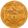 Image 2 : COLOMBIA, Popayán, gold 20 pesos, 1872, ex-JEAS.