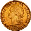 Image 1 : COLOMBIA, Bogotá, gold 20 pesos, 1874, ex-JEAS.