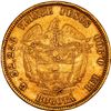 Image 2 : COLOMBIA, Bogotá, gold 20 pesos, 1875, ex-JEAS.