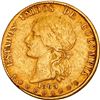 Image 1 : COLOMBIA, Medellín, gold 10 pesos, 1868, Bogotá effigy, reverse of 1867, ex-JEAS.