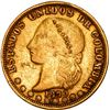 Image 1 : COLOMBIA, Medellín, gold 10 pesos, 1870/69, ex-JEAS.