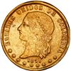 Image 1 : COLOMBIA, Medellín, gold 10 pesos, 1871, effigy of Cinco Decimos type, ex-JEAS.