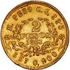 Image 2 : COLOMBIA, Medellín, gold 2 pesos, 1863, ex-JEAS.