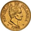 Image 1 : COLOMBIA, Medellín, gold 2½ pesos, 1924, NGC MS 62, ex-JEAS.