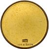 Image 2 : COLOMBIA, gilt brass proof uniface obverse of 100 pesos, 1969, Battle of Boyacá - Paris, NGC PF 65 U