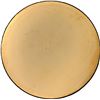 Image 2 : COLOMBIA, gilt brass proof uniface obverse of silver 500 pesos, 1978, 100th Anniversary of the Death