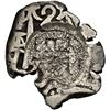 Image 1 : COSTA RICA, 2 reales, 1846 JB counterstamp (Type V) on a Potosi, Bolivia, cob 2 reales, Philip V or 