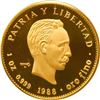 Image 1 : CUBA, Havana mint, gold proof piefort 100 pesos, 1988, José Martí, NGC PF 69 Ultra Cameo (EMO Collec