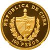 Image 2 : CUBA, Havana mint, gold proof piefort 100 pesos, 1988, José Martí, NGC PF 69 Ultra Cameo (EMO Collec