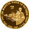 Image 1 : CUBA, Havana mint, gold proof 50 pesos, 1988, March to Victory 30th Anniversary, NGC PF 69 Ultra Cam