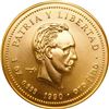Image 1 : CUBA, Havana mint, gold piefort 100 pesos, 1990, José Martí, NGC MS 69 (EMO Collection Label).