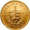 Image 2 : CUBA, Havana mint, gold piefort 100 pesos, 1990, José Martí, NGC MS 69 (EMO Collection Label).