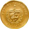 Image 2 : CUBA, Havana mint, gold piefort 50 pesos, 1990, José Martí, NGC MS 69 (EMO Collection Label), "top p