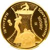 Image 1 : CUBA, Havana mint, gold proof 50 pesos, 1990, XI Panamerican Games Baseball, plain arms, NGC PF 69 U
