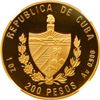 Image 2 : CUBA, Havana mint, gold proof 200 pesos, 1993, Chalicotherium, NGC PF 69 Ultra Cameo (EMO Collection