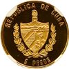 Image 2 : CUBA, Havana mint, gold proof 5 pesos, 2005, Statue of Jupiter, striped arms, NGC PF 67 Ultra Cameo 