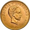 Image 1 : CUBA, struck at the Philadelphia mint, gold 10 pesos, 1916, NGC MS 61.