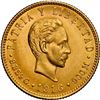 Image 1 : CUBA, struck at the Philadelphia mint, gold 5 pesos, 1916, NGC MS 63.