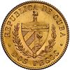 Image 2 : CUBA, struck at the Philadelphia mint, gold 2 pesos, 1916, NGC MS 63.