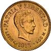 Image 1 : CUBA, struck at the Philadelphia mint, gold 1 peso, 1915, NGC MS 65.