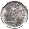 Image 1 : CUBA, struck at the Philadelphia mint, 1 peso ("ABC" peso), 1938, NGC MS 64.