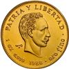 Image 1 : CUBA, gold 100 pesos, 1988, José Martí, NGC MS 68.