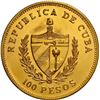Image 2 : CUBA, gold 100 pesos, 1988, José Martí, NGC MS 68.
