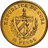 Image 2 : CUBA, gold 15 pesos, 1988, José Martí, NGC MS 68.