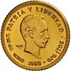 Image 1 : CUBA, gold 10 pesos, 1988, José Martí, NGC MS 69.