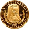 Image 1 : CUBA, Havana mint, gold proof 100 pesos, 1991, Queen Joanna, NGC PF 69 Ultra Cameo.