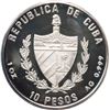 Image 2 : CUBA, Havana mint, proof piefort 10 pesos, 1993, Bolívar & Martí, plain arms, NGC PF 68 Ultra Cameo,