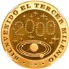 Image 1 : CUBA, Havana mint, gold proof 50 pesos, 2000, Welcome New Millennium - Solar System, NGC PF 68 Ultra
